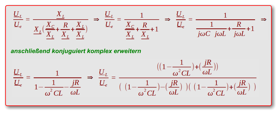 anschließend konjuguiert komplex erweitern