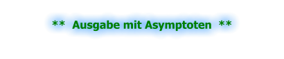 **  Ausgabe mit Asymptoten  **