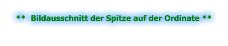 **  Bildausschnitt der Spitze auf der Ordinate **